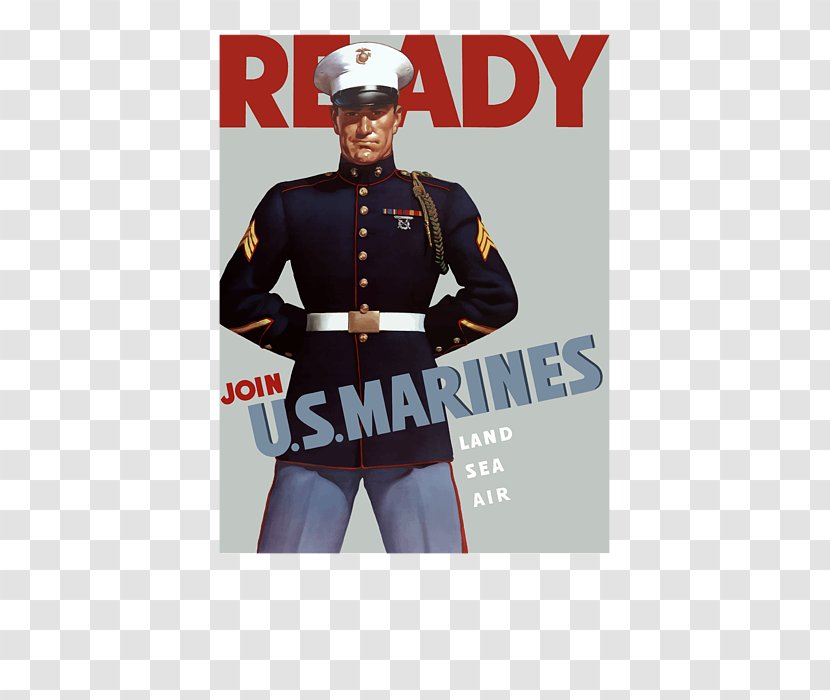 Military Uniform Poster Propaganda In World War I - T Shirt - US Marines Transparent PNG