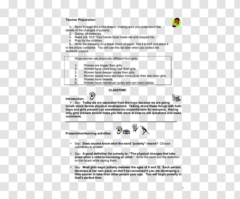 Document Core Curriculum Lesson Physical Change Transparent PNG
