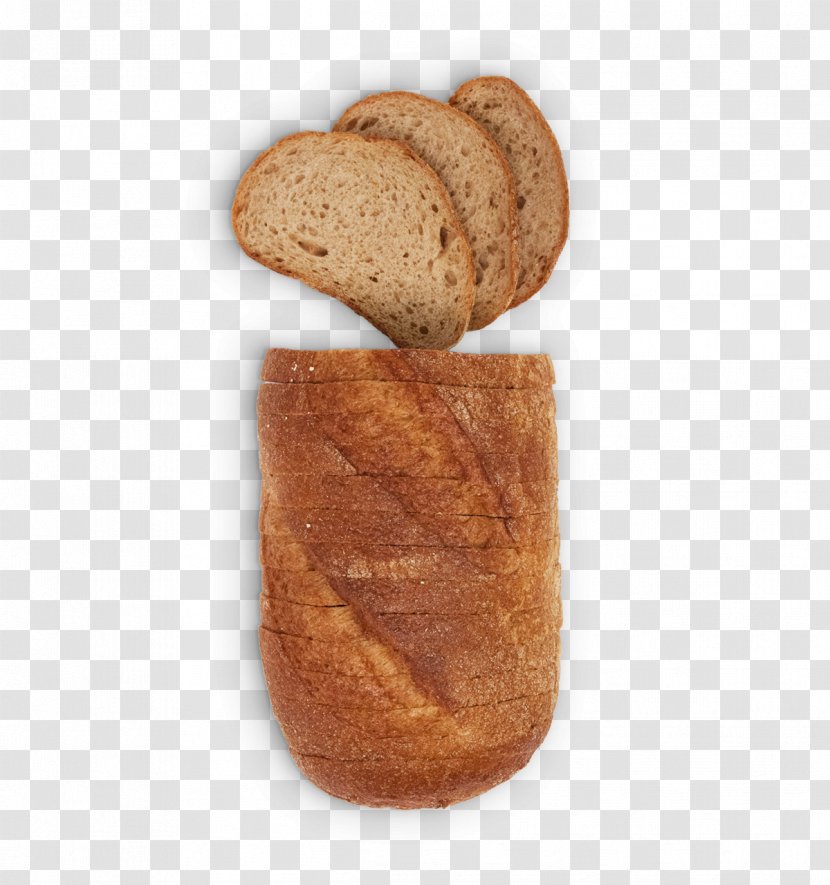 Rye Bread Zwieback Brown - Sliced Transparent PNG