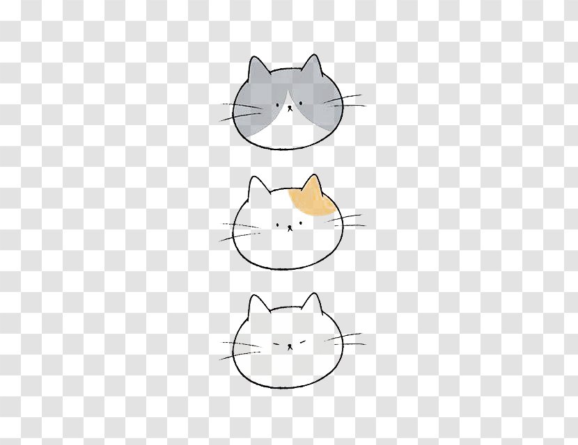 Kitten Whiskers Cat Bird White - Cartoon - Avatar Transparent PNG