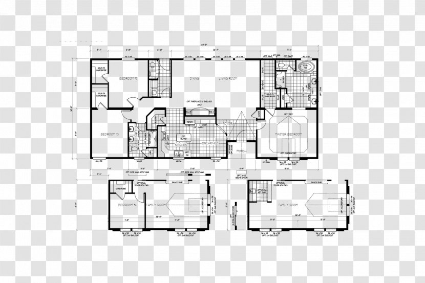 Floor Plan Product Design Technical Drawing - M - Group Transparent PNG