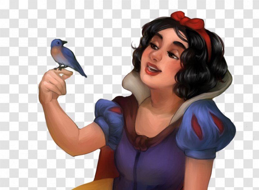 Snow White And The Seven Dwarfs Art - Thumb Transparent PNG
