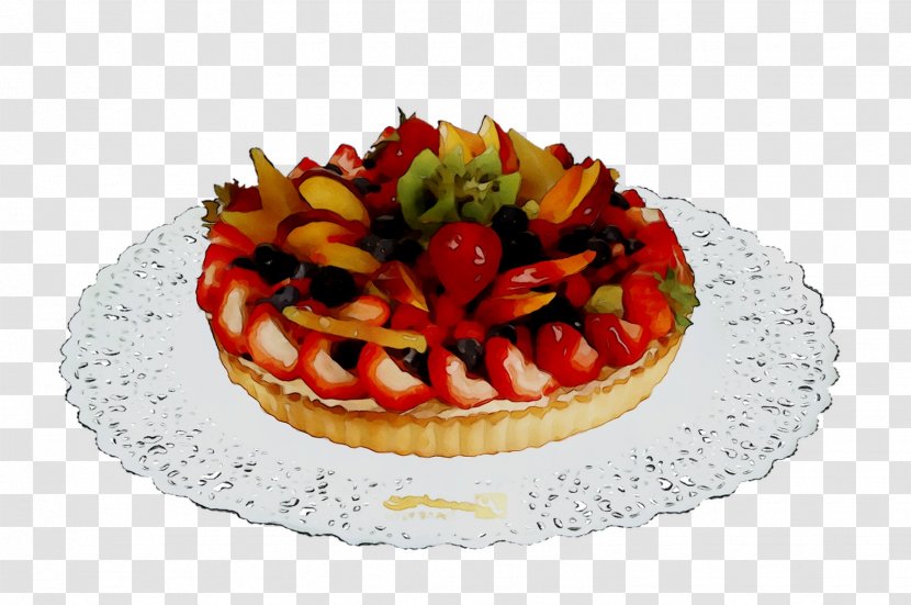 Strawberry Pie Tart Torte Pastry - Dish - Garnish Transparent PNG