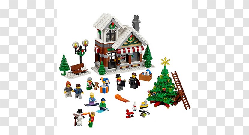 LEGO 10249 Creator Winter Toy Shop Amazon.com Retail - Christmas Ornament - Decoration Main Map Transparent PNG