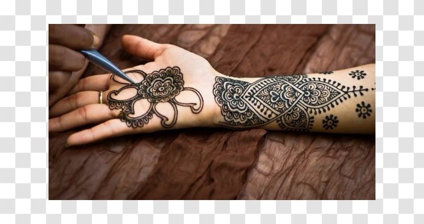 Mehndi Henna Hand Foot Arm - Watercolor Transparent PNG