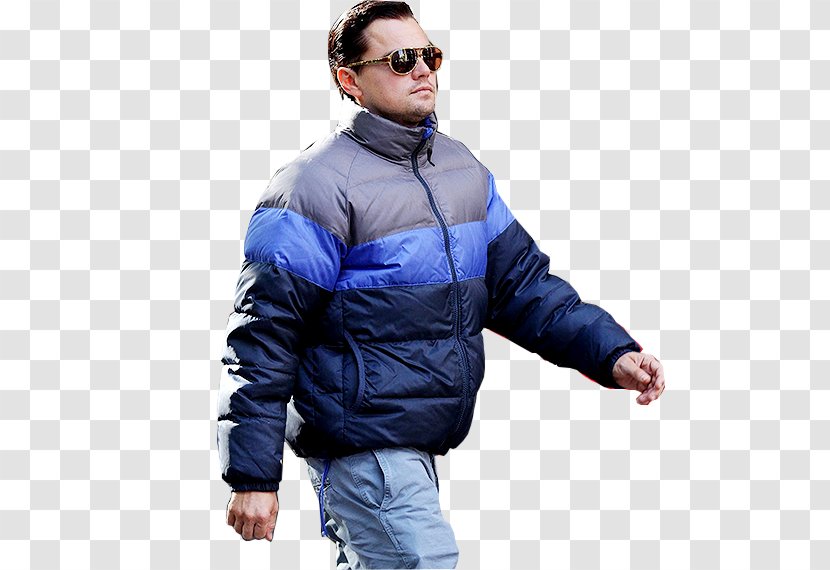 Leonardo DiCaprio Jacket Outerwear Hood Coat - Dicaprio Transparent PNG