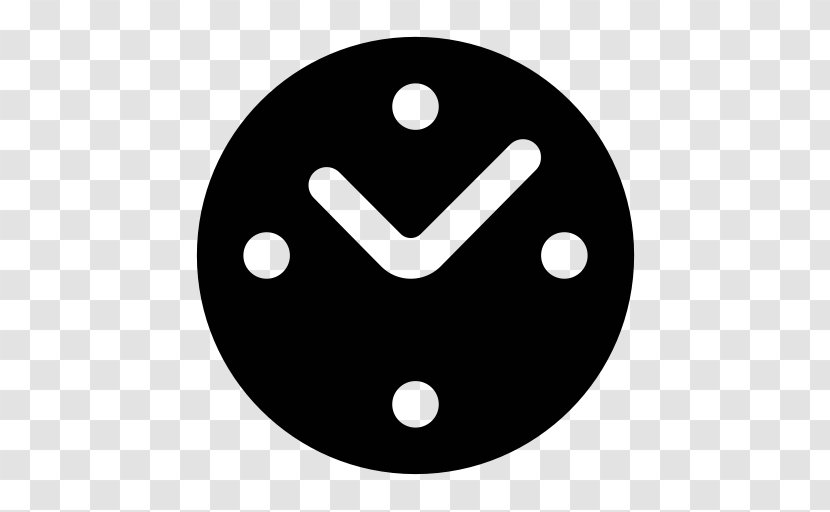 Time & Attendance Clocks - Black And White - Break Lines Cross Square Transparent PNG