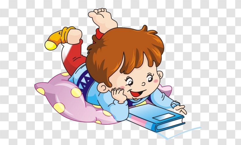 Child Reading Book - Animation - Play Transparent PNG