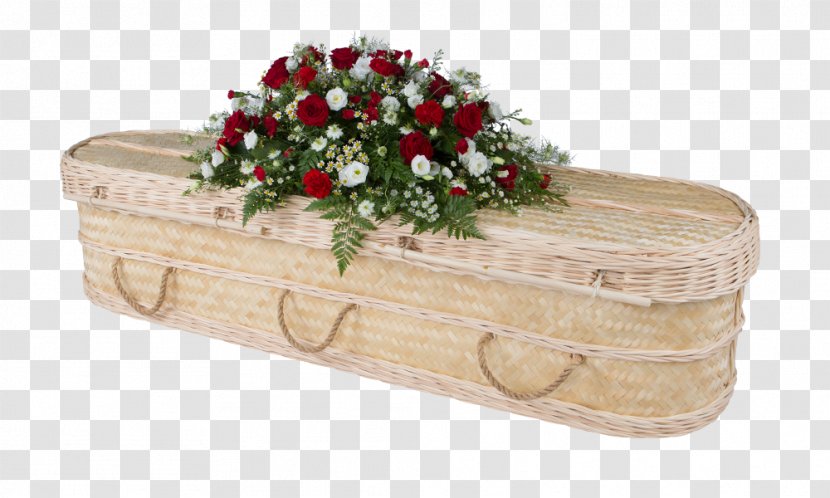 Coffin Bamboo Flower Funeral Basket - Flowerpot Transparent PNG