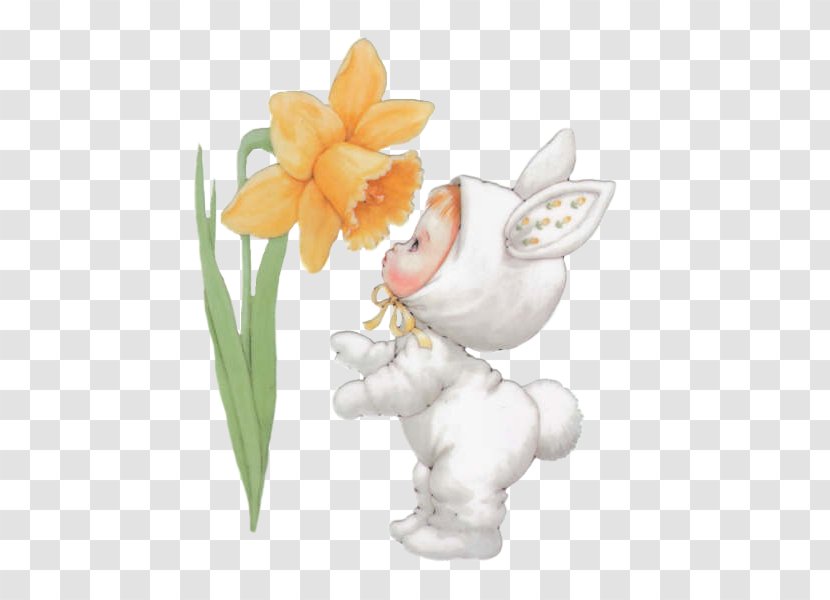 Easter Lily Background - Bunny - Cattleya Magnolia Transparent PNG