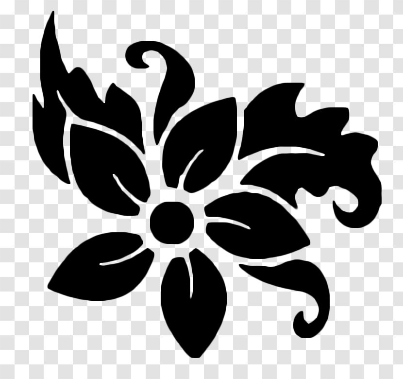 Flower Stencil Royalty-free Drawing Photography - Symbol Transparent PNG