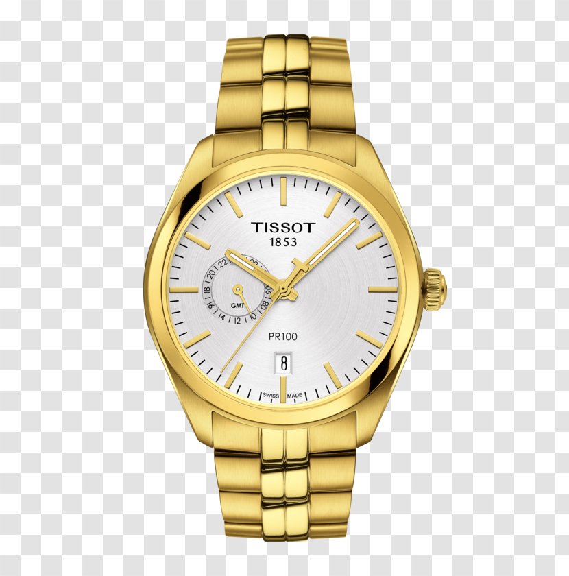 Watch Gold Tissot Jewellery Citizen Holdings - Yellow Transparent PNG