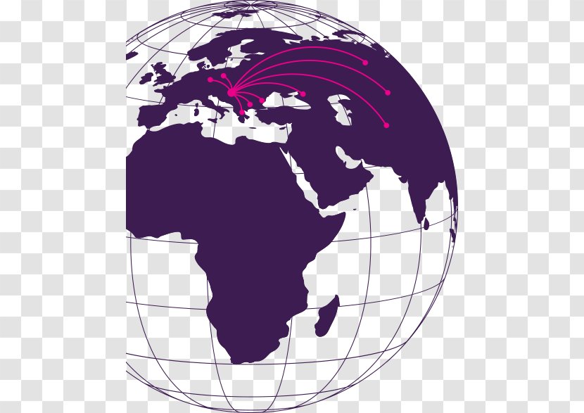 World Map Globe - Silhouette Transparent PNG