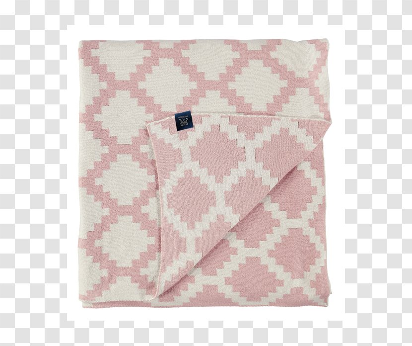 Full Plaid Textile Blanket Jacquard Loom Klippan Yllefabrik AB - Rectangle - Pink Transparent PNG