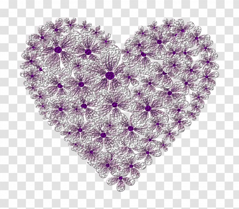 Heart DeviantArt Lilac Purple Bamboo - Sphere - Wreath Wedding Transparent PNG