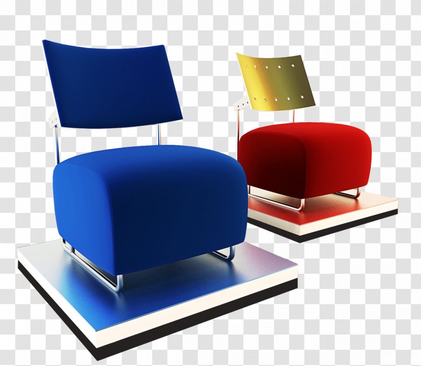 Chair Product Design Cobalt Blue Couch Transparent PNG