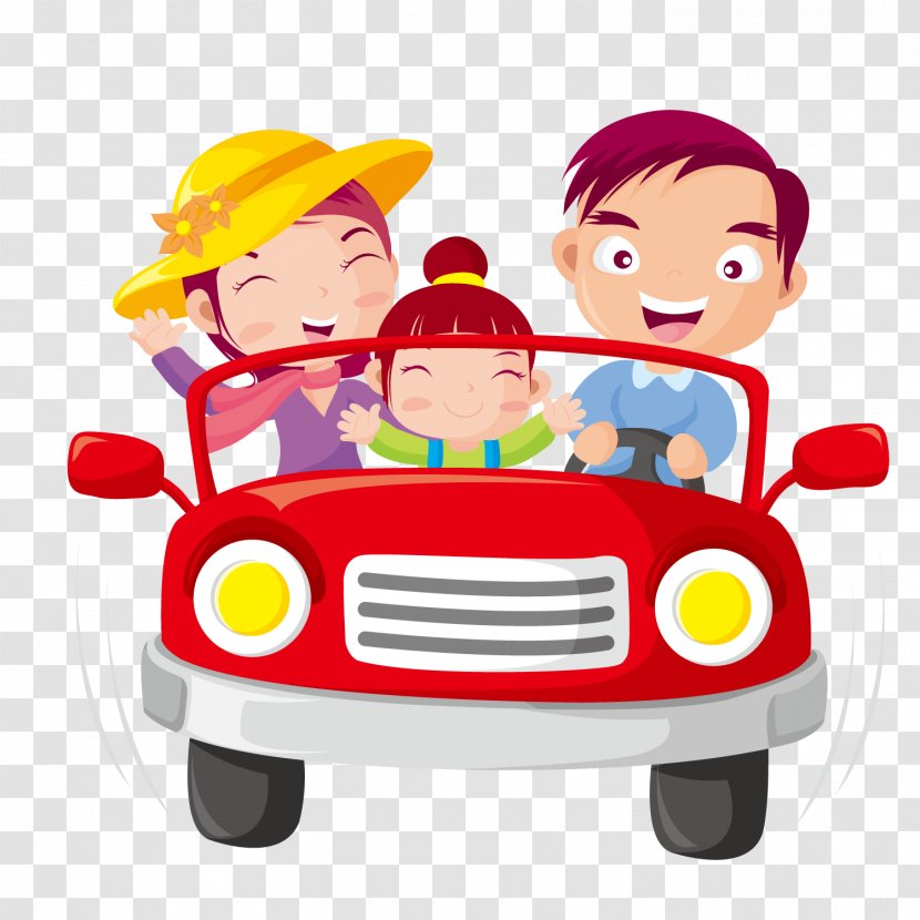 Car Child Clip Art - Play - Drive The Family Transparent PNG