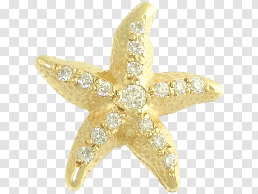 Starfish Gold Earring Jewellery Charms & Pendants - Jewelry Making - Sea Star Transparent PNG