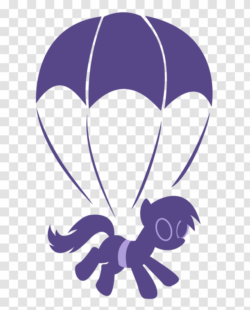 Applejack Rarity Pony Parachute Parachuting - Heart Transparent PNG