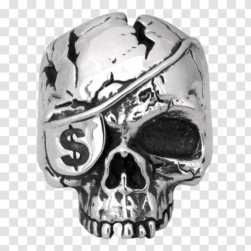 Ring Blue Online Shopping Gold - Silver - Scary Skull Transparent PNG