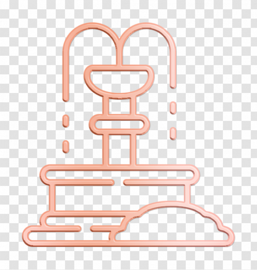 Gardening Icon Fountain Icon Transparent PNG