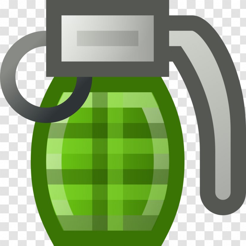 Grenade Pixel Art - Green Transparent PNG