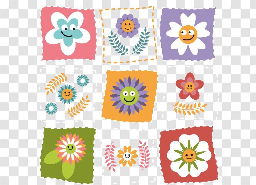 Paper Wallpaper - Flower - Square Floral Designs Transparent PNG