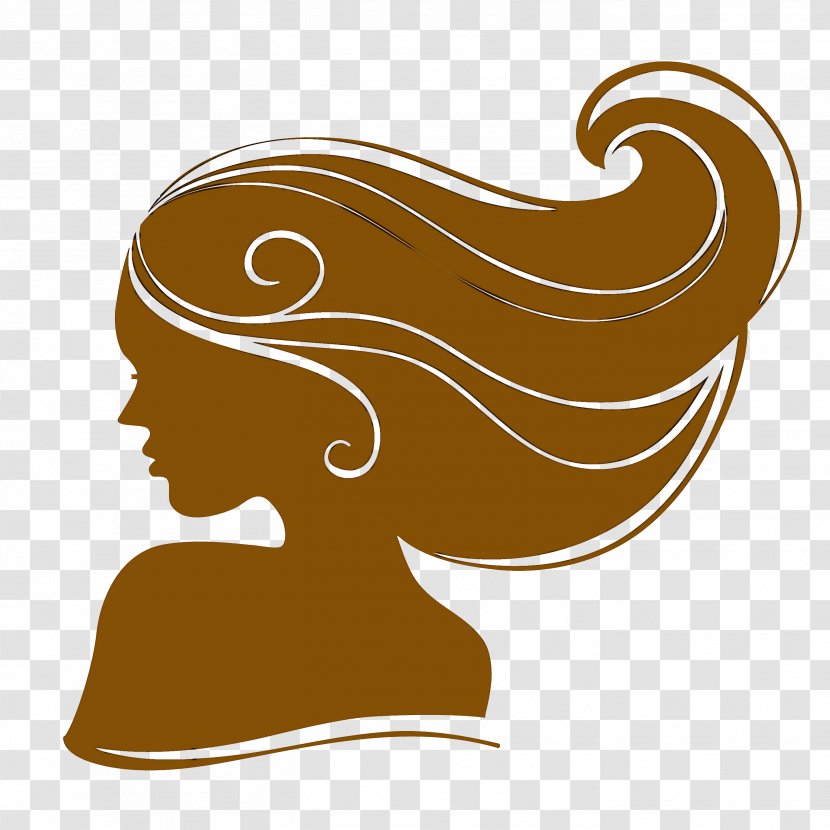 Hair Head Hairstyle Wing Long - Logo Transparent PNG