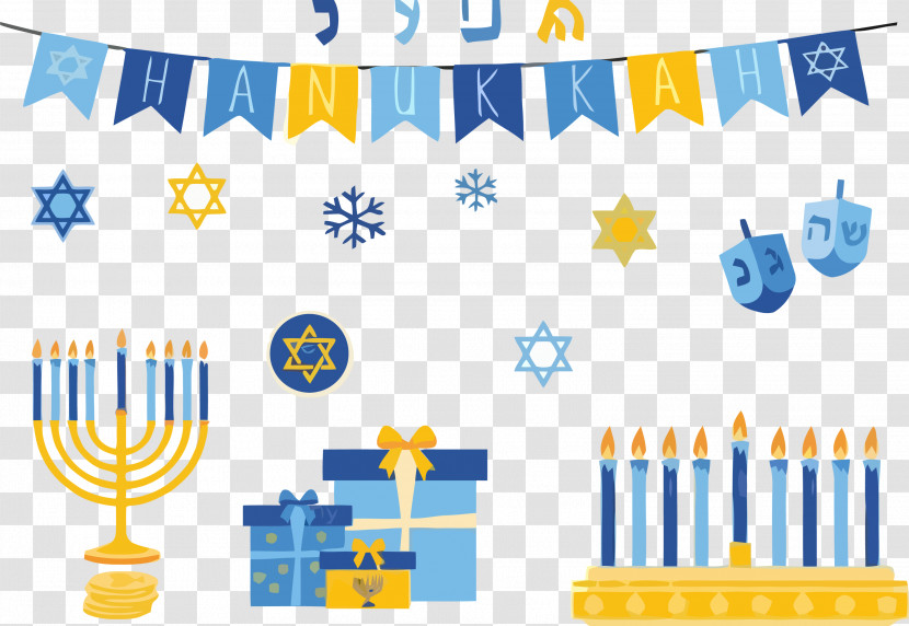 Happy Hanukkah Hanukkah Transparent PNG