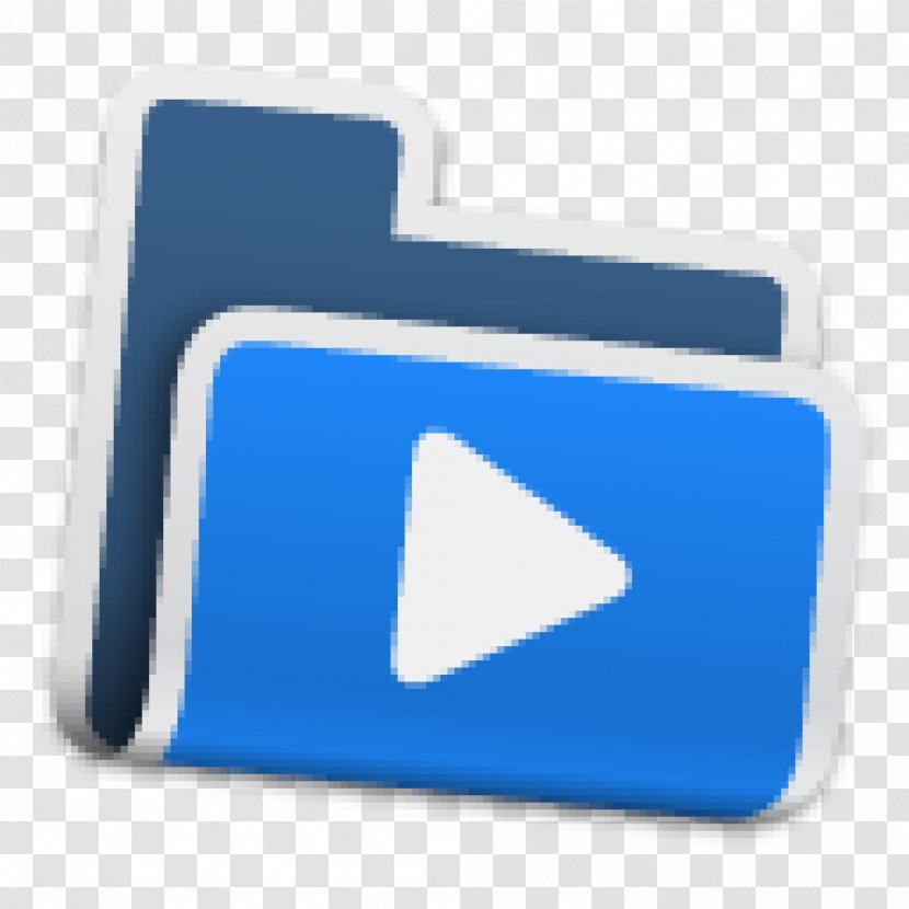 Film Directory - Electric Blue - Video Icon Transparent PNG