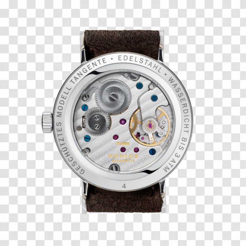 Nomos Glashütte Bauhaus Watch Clock - Strap Transparent PNG