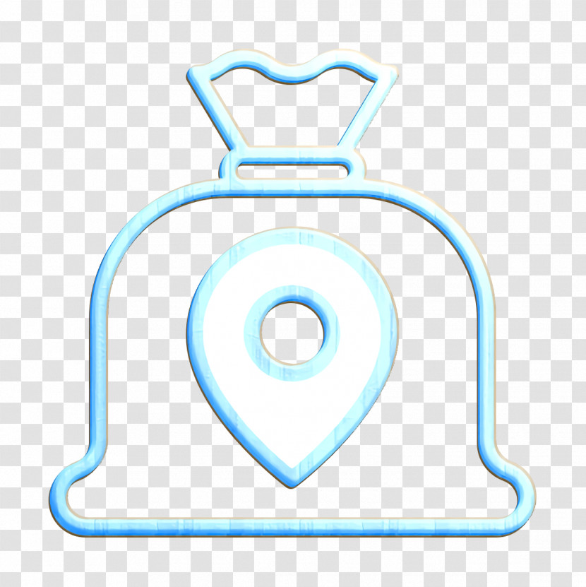 Navigation Icon Money Bag Icon Maps And Location Icon Transparent PNG