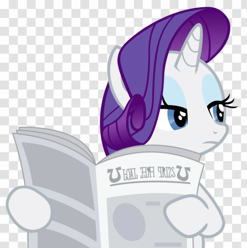 Rarity Fluttershy Pinkie Pie Applejack Newspaper - Silhouette - Tree Transparent PNG