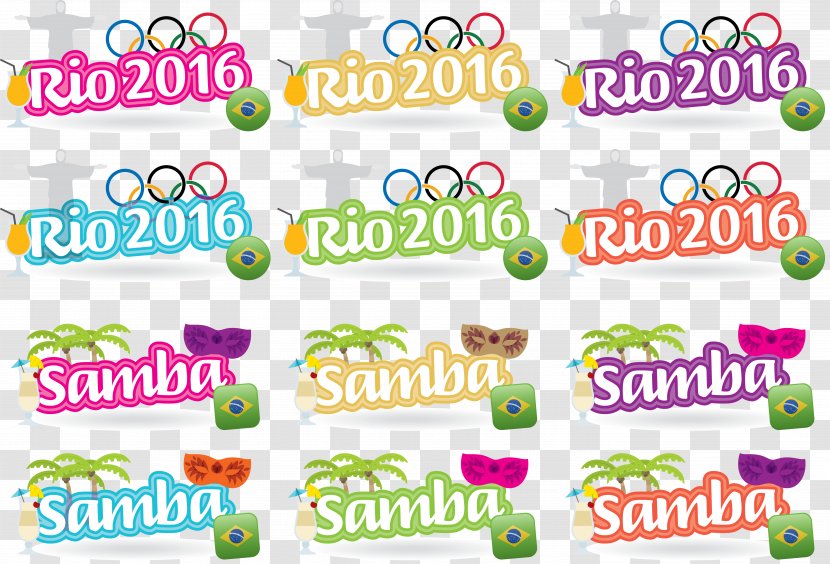 2016 Summer Olympics Rio De Janeiro Olympic Symbols Multi-sport Event - Multisport - Cartoon Rings Transparent PNG