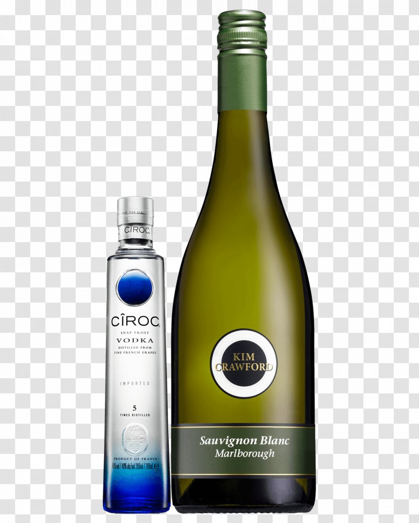 Liqueur White Wine Sauvignon Blanc Marlborough - Bottle Transparent PNG
