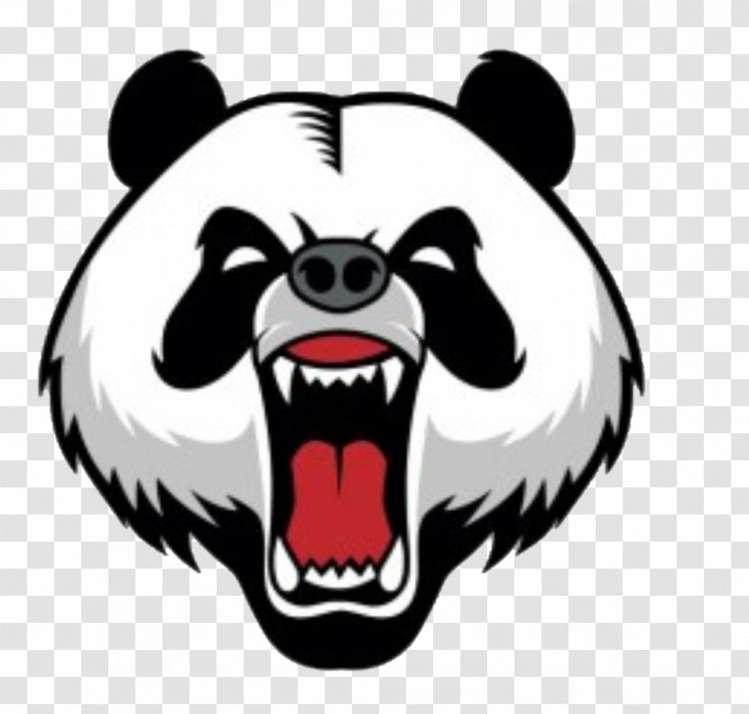 Giant Panda Bear Logo - Sticker Transparent PNG
