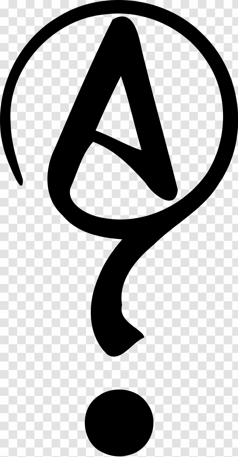 Agnosticism Symbol Religion Agnostic Atheism - Artwork - Wicca Transparent PNG