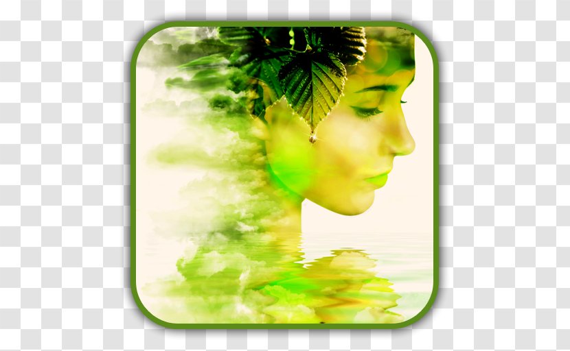 Android Picture Editor Multiple Exposure - Yellow - Superimposed Staggered Transparent PNG