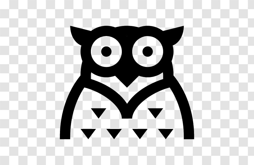 Owl Download - Black And White Transparent PNG