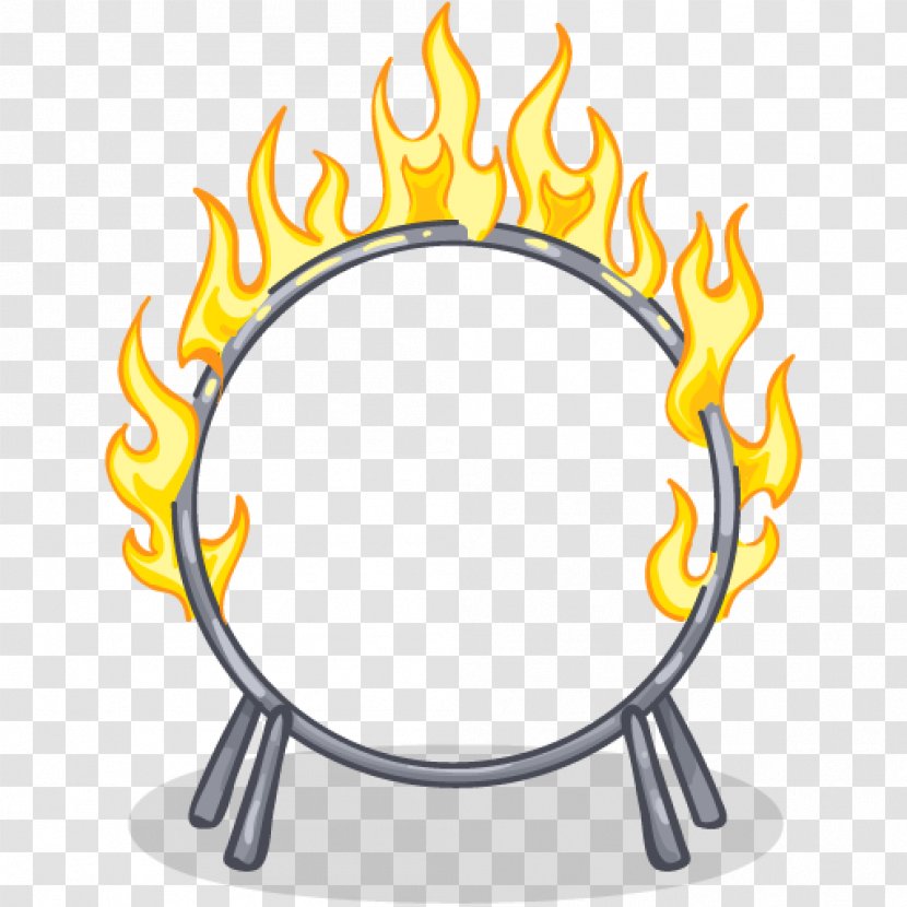 Ring Of Fire Circus Drawing Clip Art - Oval Transparent PNG