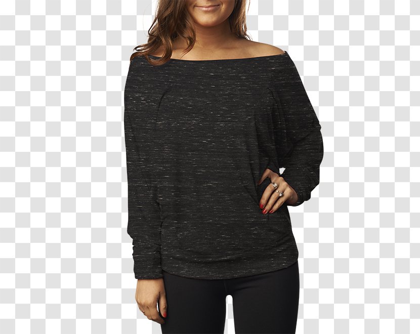 Bell Sleeve Top Long-sleeved T-shirt - Shoulder Transparent PNG