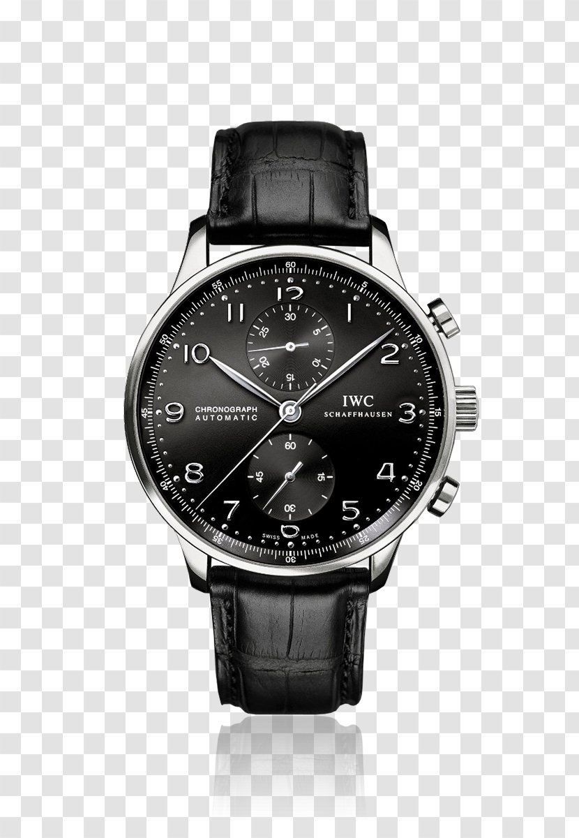 Schaffhausen International Watch Company IWC Men's Portuguese Chronograph Portugieser - Strap Transparent PNG