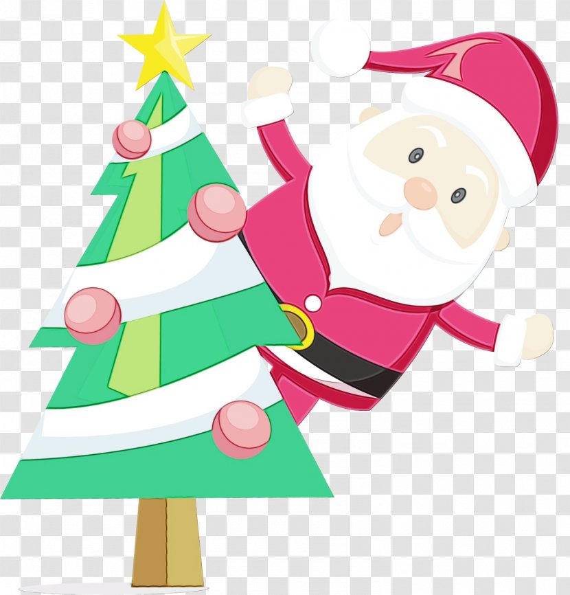 Christmas Tree - Santa Claus - Eve Transparent PNG