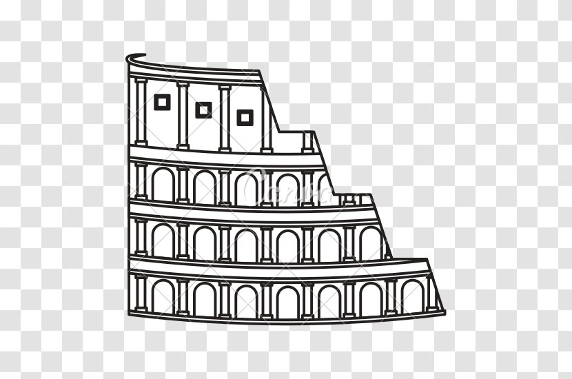 Colosseum Roman Forum Drawing - Architecture Transparent PNG