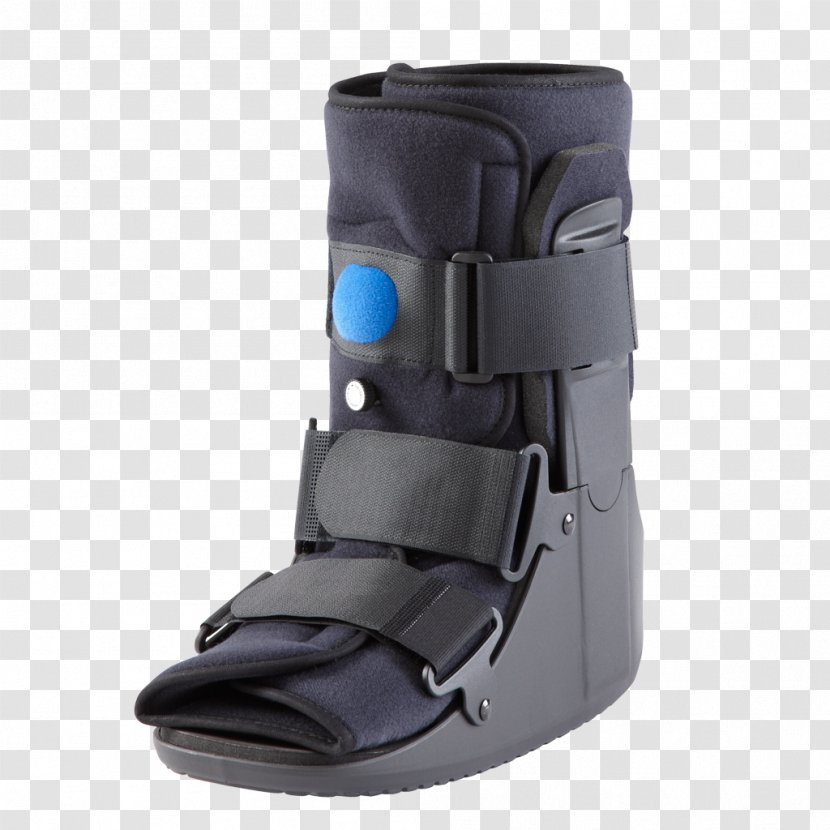 Medical Boot Bone Fracture Foot Walker - Ankle - Water Washed Short Boots Transparent PNG