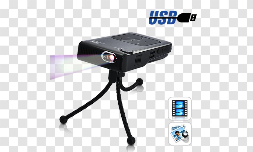 MINI Multimedia Projectors Overhead Digital Light Processing - Handheld Projector Transparent PNG