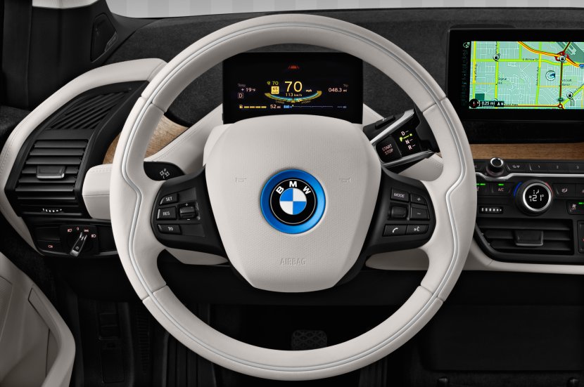 2015 bmw i3 2016 2018 car multimedia steering wheel transparent png