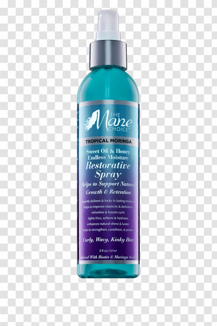 Lotion The Mane Choice Tropical Moringa Daily Restorative Spray Hair Care Conditioner Cosmetics - Supplies Transparent PNG