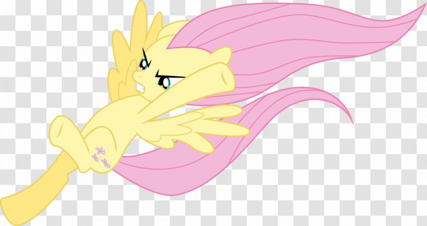 Fluttershy Pony Applejack Rarity Horse - Kick Vector Transparent PNG