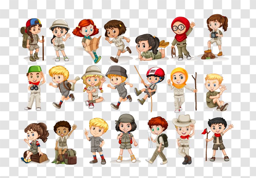 Scouting Camping Royalty-free Illustration - Toy - Cartoon Children Transparent PNG